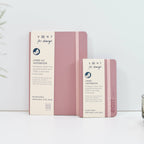 Vent Recycled Leather A5 Notebook EDIT Edition ~ Powder Pink