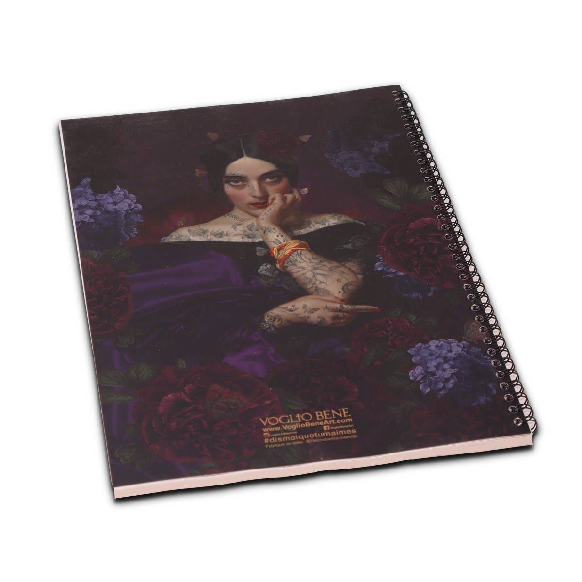 Voglio Bene A4 Spiral Bound Notebook ~ Clementine