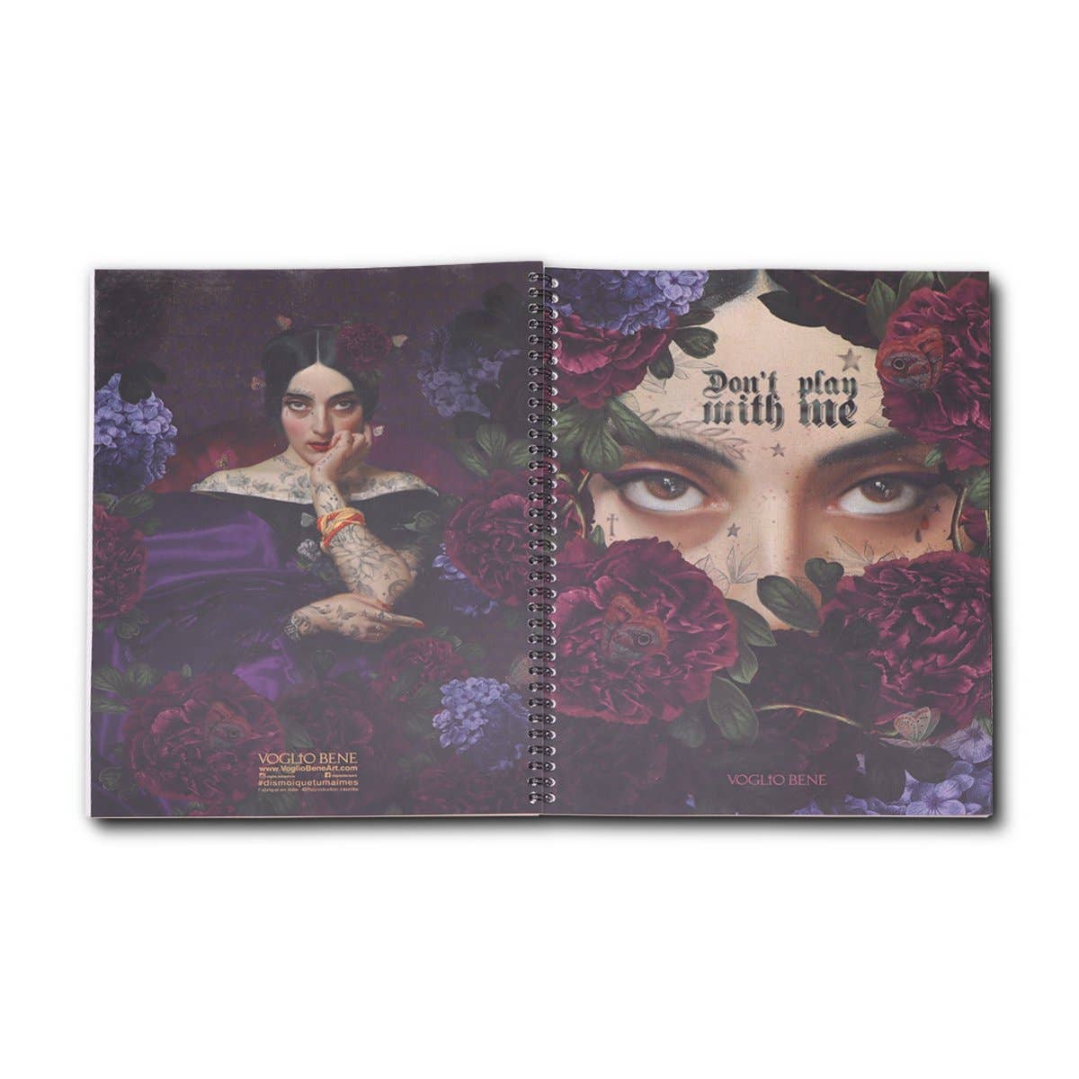Voglio Bene A4 Spiral Bound Notebook ~ Clementine