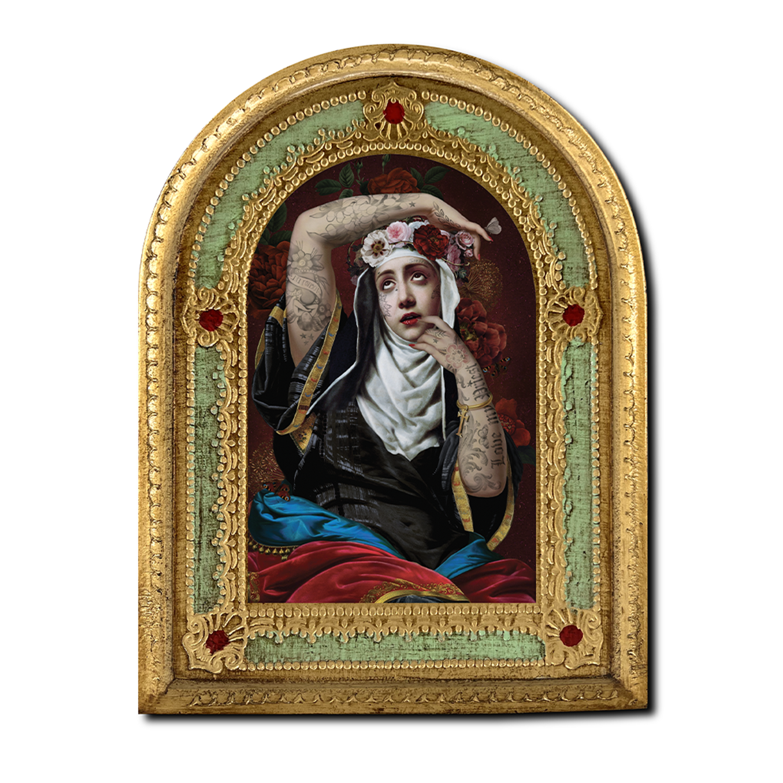 Voglio Bene ~ Saint Rita Religious Tablet