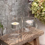 Glass Lantern Tea Light Holders
