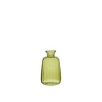 Green Glass Mini Vases